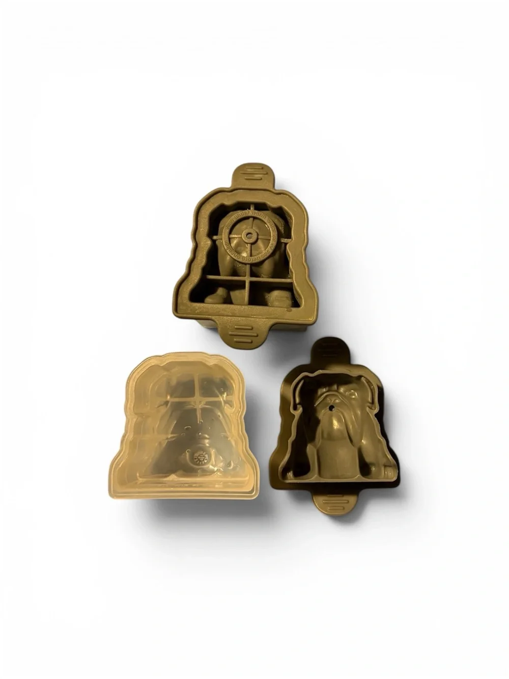 Bulldog ice mold - set of 2